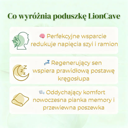 Poduszka Ortopedyczna na Ból Szyi i Pleców – LionCave™ Butterfly Comfort