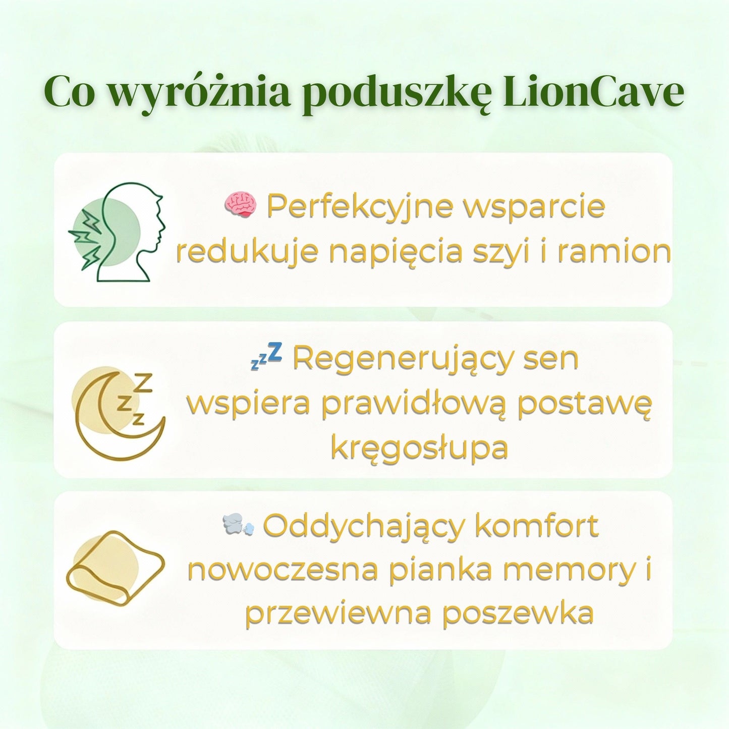Poduszka Ortopedyczna na Ból Szyi i Pleców – LionCave™ Butterfly Comfort
