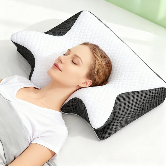 Poduszka Ortopedyczna na Ból Szyi i Pleców – LionCave™ Butterfly Comfort